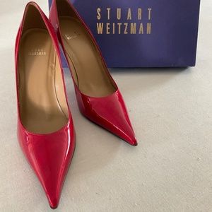 Stunning stiletto red pumps 8.5
